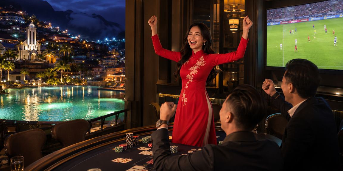 Panorama casino và cảnh sắc Sài Gòn về đêm, biểu tượng của sân chơi bien24h